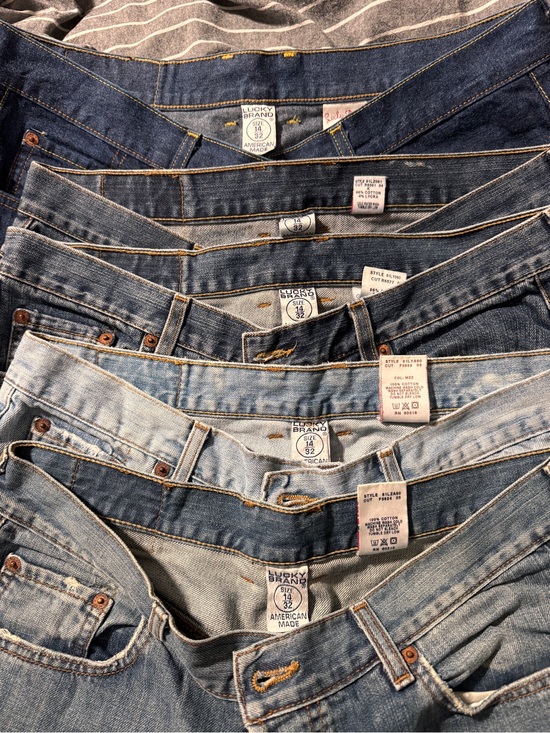 Lucky Brand Denim - Lot of 5 Lucky Brand Easy Rider jeans